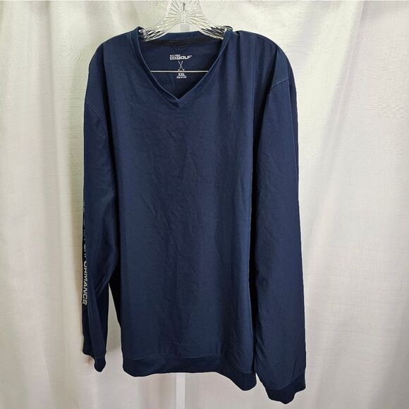 Skechers Performance Go Golf Navy Blue Pullover Windbreaker Size XXL - Picture 4 of 9